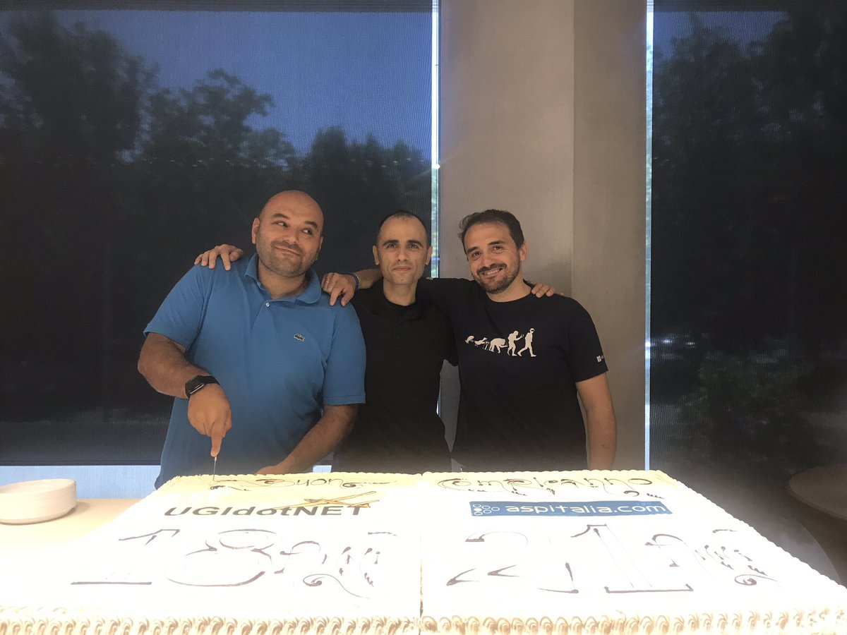 ugidotnet's tweet photo. Buon Compleanno @aspitalia &amp; @ugidotnet ! #CDAYS19 #ugidotnet #aspitalia https://t.co/DsRzuIdcBI