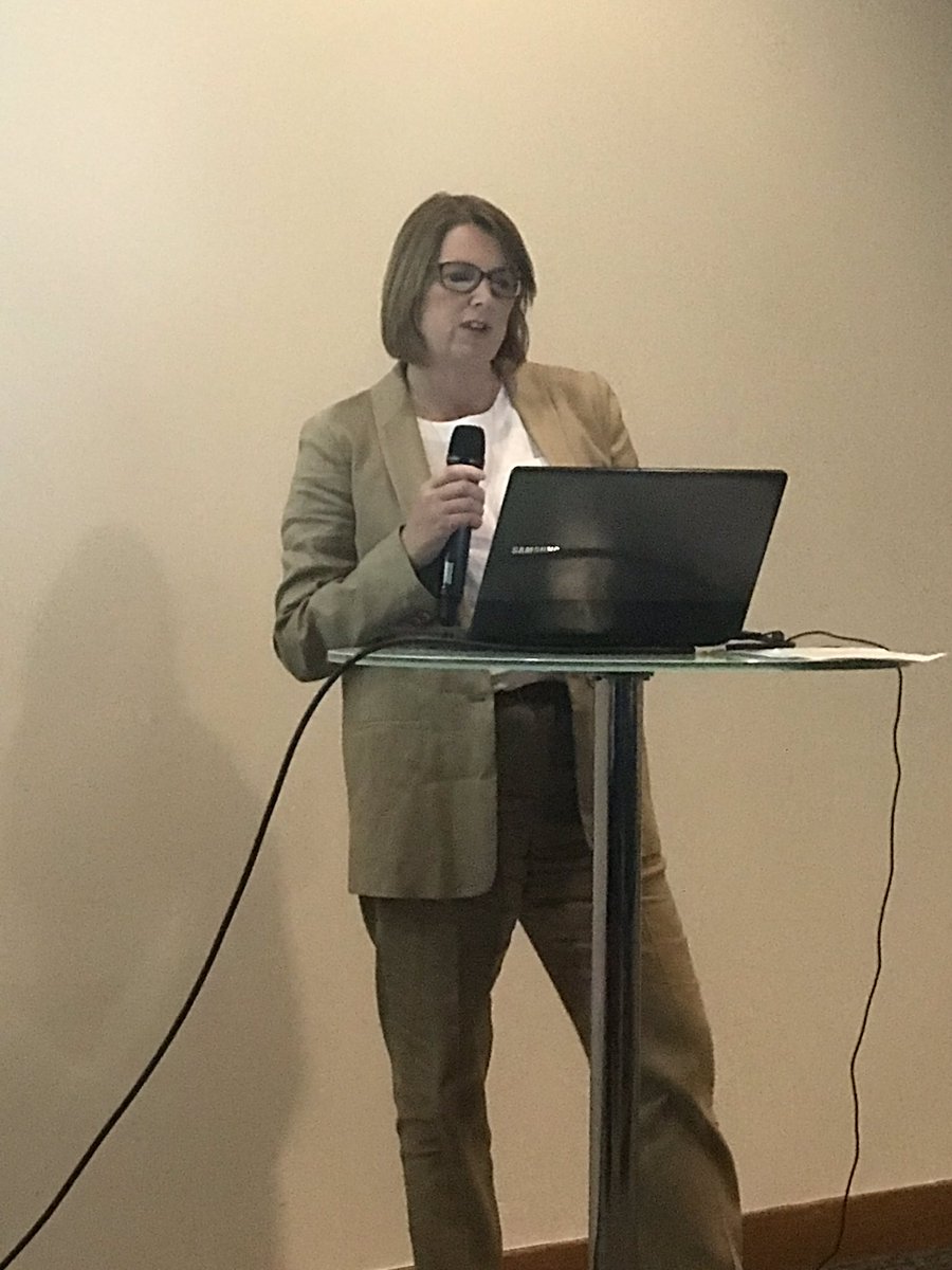 Woodrecyclers's tweet photo. Julia Turner talking about #wastewood at the #TheRecyclingEvent at @RicohArena now. #recycling v #biomass https://t.co/5PmFeztQIK