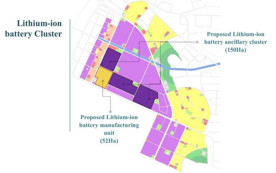 GaurangKevadiy3's tweet photo. As India is Moving Towards #electricvehicles , here is the #DholeraSIR announcing #EV manufacturing clusters in #TP2A of #DholeraSIR, this city really is 
#tata would be the first player to start #lithium battery Plant at #Activationzone the land has been allotted https://t.co/cr3oAalZ8P