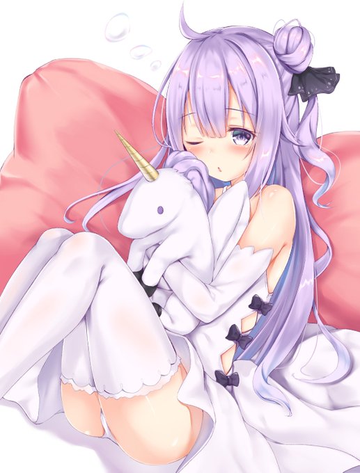 うとうとユニコーンちゃん #アズールレーン 