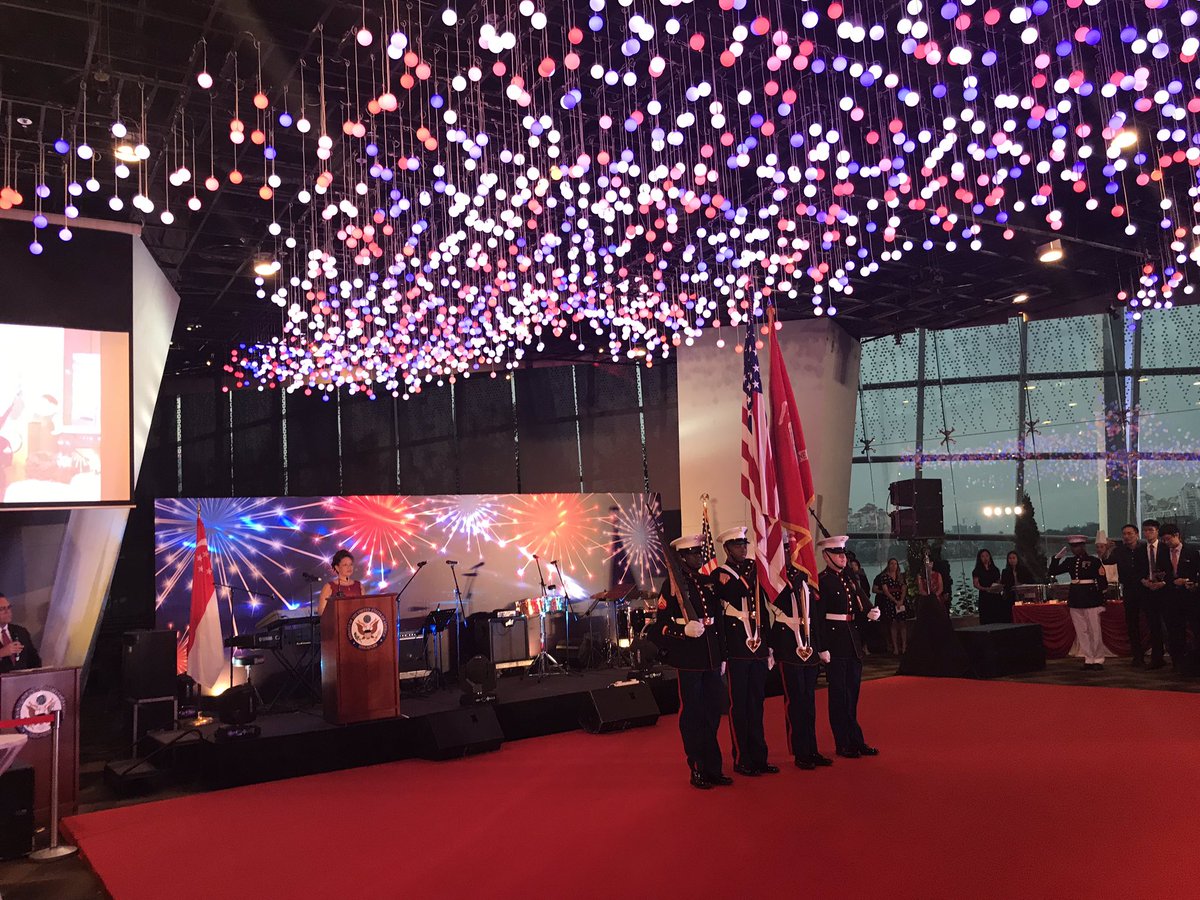 DKAmbSG's tweet image. Happy Birthday to the United States of America #FOJSG