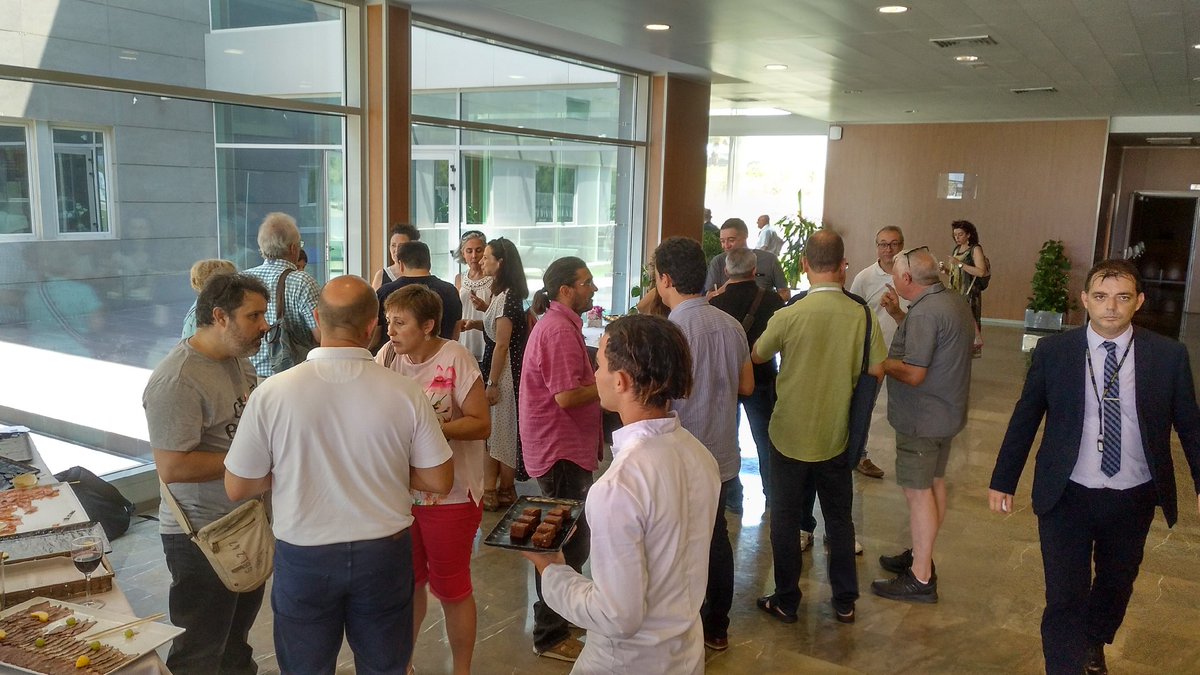 romancarceller's tweet photo. Toca reponer fuerzas en el CdT de Castello. Espectacular. #eComputing19 #CsCEFIRE https://t.co/LvojQYlmkE