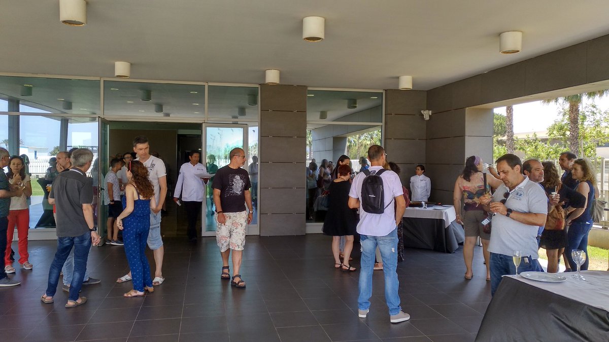romancarceller's tweet photo. Toca reponer fuerzas en el CdT de Castello. Espectacular. #eComputing19 #CsCEFIRE https://t.co/LvojQYlmkE