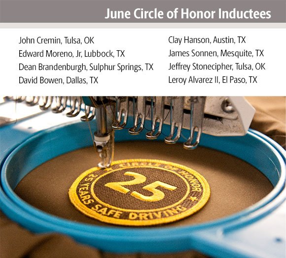 RedRiverUPSers's tweet photo. Join us in congratulating our newest #CircleofHonor inductees. With a combined 200 years of safe driving, these are some of the safest drivers in Oklahoma & Texas. #redriversafety #allin4safety #livesafely https://t.co/Vxw05eBkGx