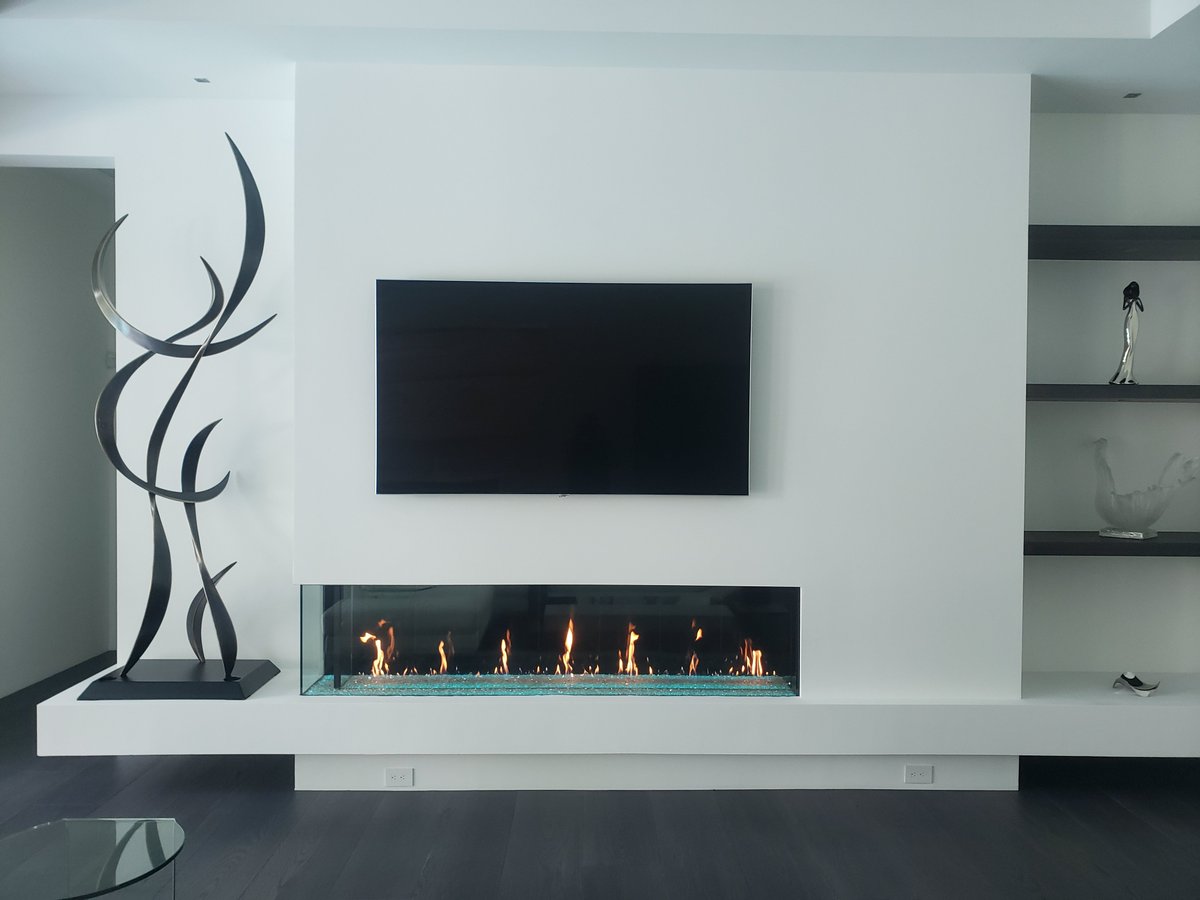 FireplaceandGas's tweet photo. New fireplace we installed last week! Call us today to discuss your custom fireplace needs! https://t.co/x5PlDZN1OS