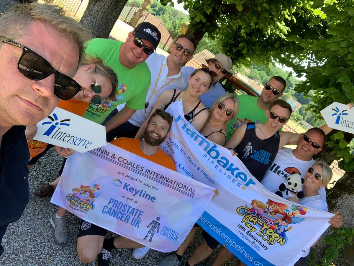 Debs5505's tweet photo. Interserve are pleased to have supported Keyline who have raised over £120k for @ProstateUK. Congratulations to Team Panda with Borise and all of the other teams. #keylinerally  @KeylineBM @interserve https://t.co/9DWDB3i3D6