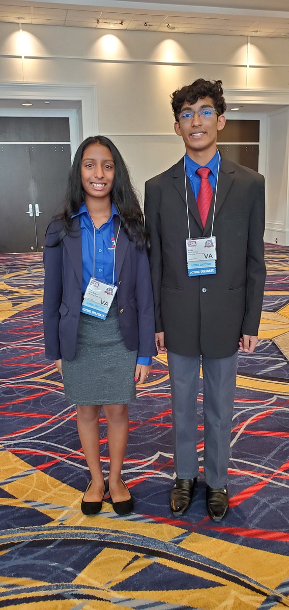 LCPS_CTAE's tweet image. Congratulations @LCPS_EagleRidge @NationalTSA members for an outstanding performance at the 2019 National TSA Conference -- one of 12 teams to compete in the Middle School Biotechnology finals! #ModelTheWay #OneTSA #LCPSCTE #lcps19