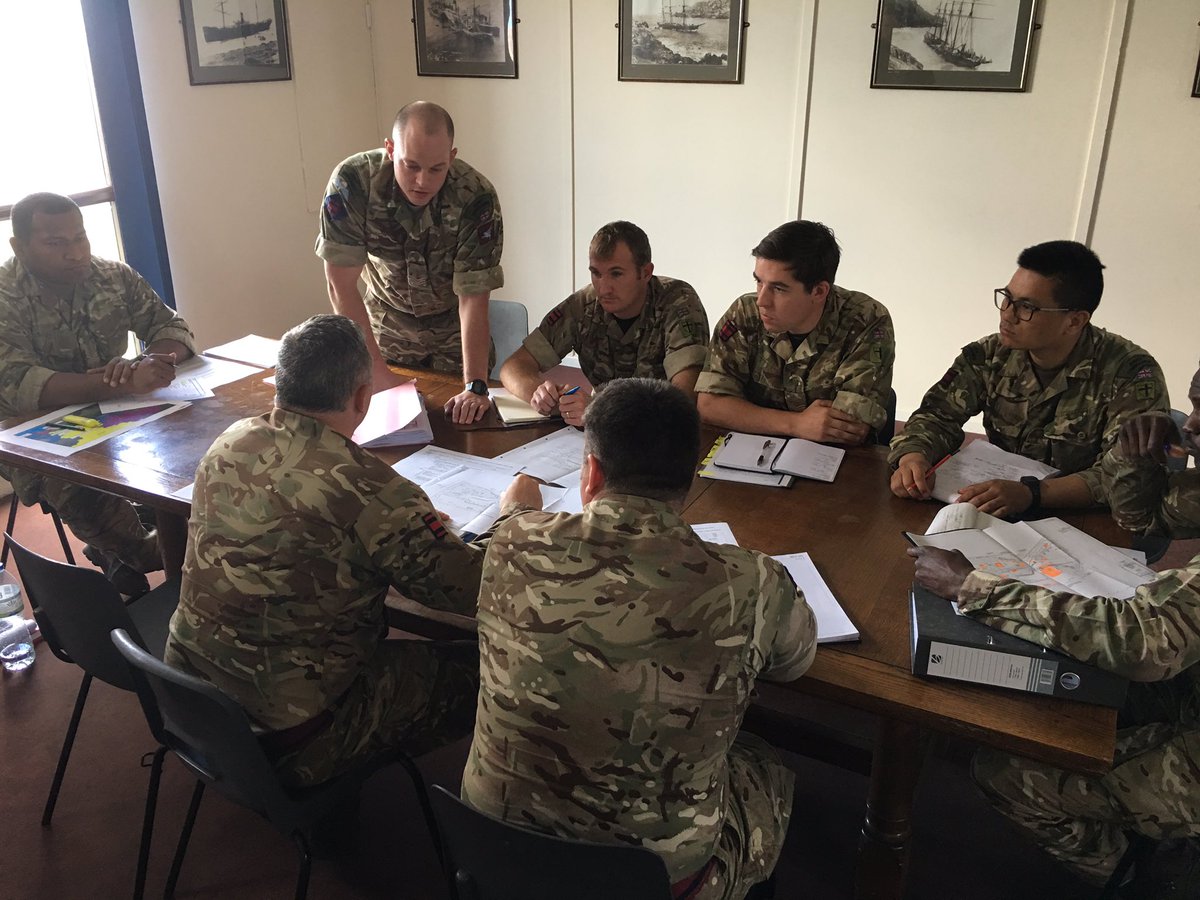 PEW_CI's tweet photo. Fantastic to see our future Clks Wks and MPFs briefing CoC and working as multi-disciplined teams to produce detailed operational infrastructure solutions. Not long now! https://t.co/EoB8MjyP0z