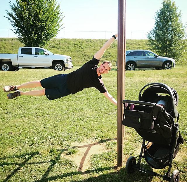 someplace_new's tweet photo. Getting started young on the workout circuits with dad! .
.
#fourweeksold #littleowen https://t.co/6WYVkNH2Iw https://t.co/5HqPs2LeIi