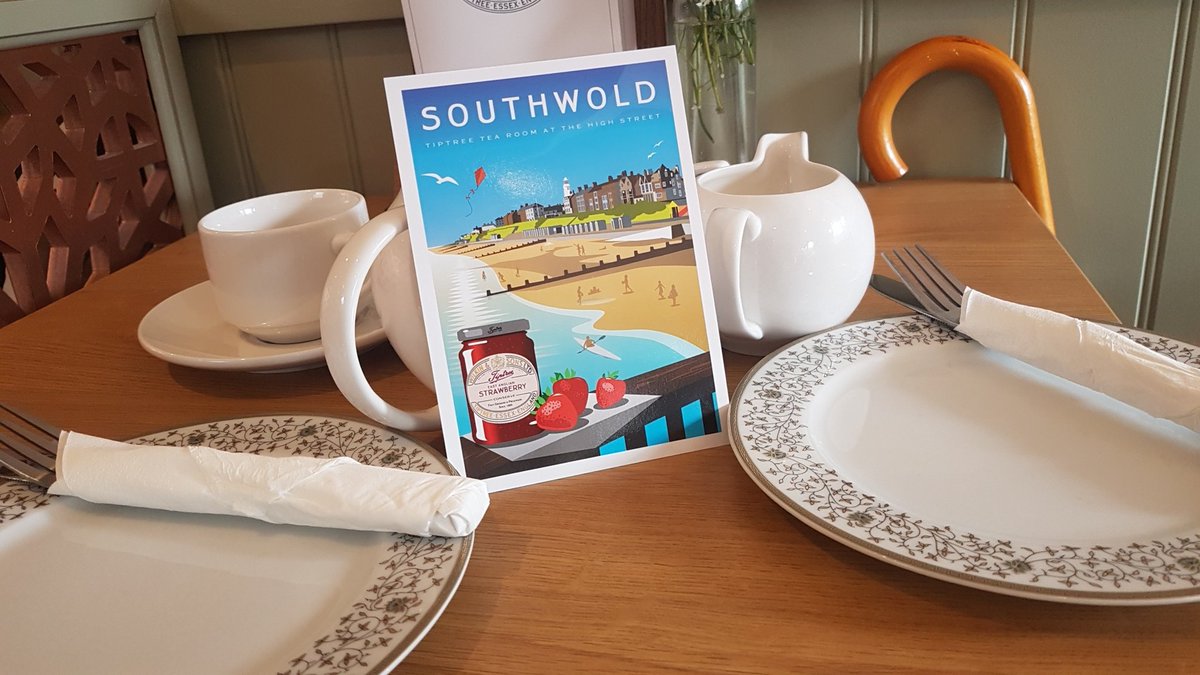 Asela1966's tweet photo. @tiptreetearoom @tiptree @wisdomdesignuk @TiptreePatiss And finally... couldn't do the roadtrip without sampling the delights of Southwold tea room.  Having the full afternoon experience. #roadTrip #tiptree #tearoom #cakes https://t.co/vLzSl6YfOW