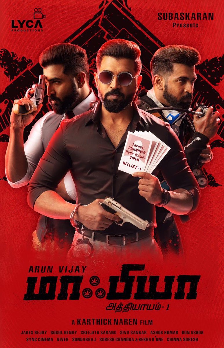 Arun_Kallada_'s tweet photo. Here’s the First Look Of @arunvijayno1
Anna #MAFIA 

All the best Arun Anna 💝💝 You Are The Best ✌✌ I'm Waiting for your Malayalam Movie 😊 
Support from @actor_jayamravi
Fans 
#AV28  @karthicknaren_M  @LycaProductions 
@Prasanna_actor @priya_Bshankar @DoneChannel1 https://t.co/iWXyMm3Tk1