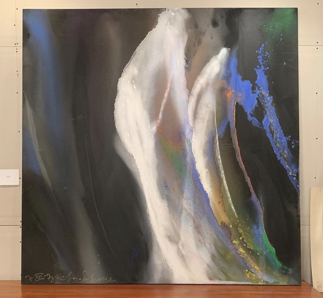 PeriodModern's tweet photo. 6 ft. x 6 ft.Gorgeous and bold abstract by Charles Schorre. Schorre was born in Cuero, Texas in 1925.
#art #contemporaryart #charlesschorre #midcentury #universityoftexasataustin #cuero #houston #riceuniversity #fineart https://t.co/PkgY0FJEVP