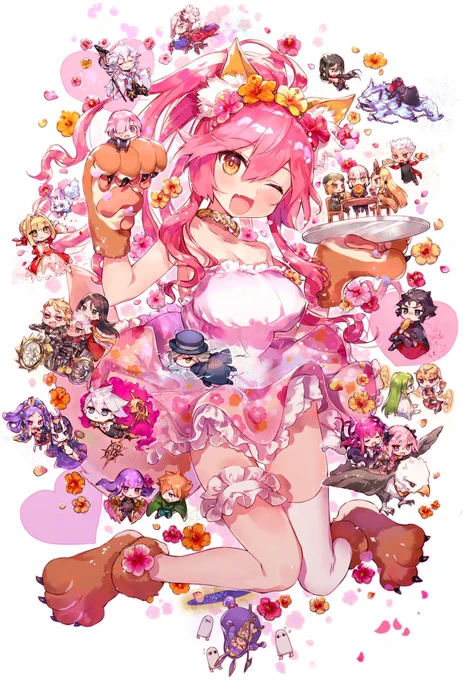 1枚目のイラストが代表作で、
ミニキャラを描くのが好きです
人数多いわちゃわちゃした一枚絵を描いたり表紙イラストも描きたい! #私はこんな仕事がしたい 