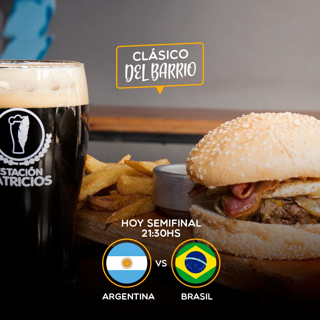 estacpatricios's tweet photo. El #clásico se vive en el clásico del #barrio.
Te esperamos para disfrutarlo con una #birra en la mano, como siempre.
📍Corrales Viejos 88 ~ #ParquePatricios
#VamosArgentina! #CopaAmérica https://t.co/WvMMHcW0ej