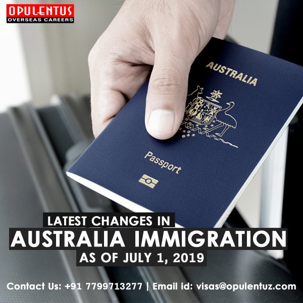 opulentuz's tweet photo. Latest Changes In #AustraliaImmigration As Of July 1, 2019
Read More @ https://t.co/nALWN3SR6V
Chat with our #visa experts here ... @ https://t.co/ESawUyJb8y
#ImmigrationtoAustralia #AustraliaPR #AustraliaPermanentResidency #Subclass600 #VisitVisas #SkilledWorker #Opulentuz https://t.co/FOtUQolIVQ