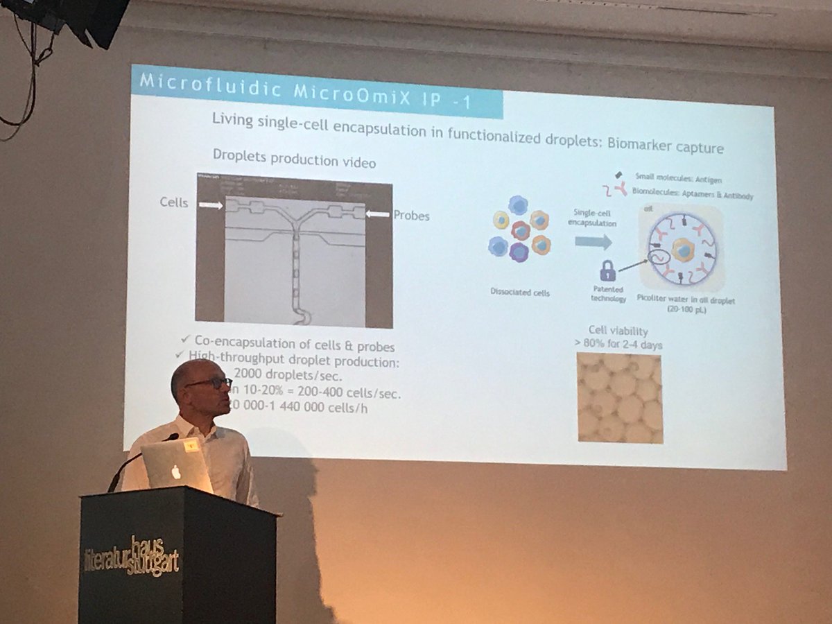 BFC_UMR7199's tweet photo. Meet Alain today at "Meet & Match: Precision Medicine" in Stuttgart! He gave a talk on "Microomix: Single Cell Secretomic – next frontier in the dynamic tumor heterogeneity?"
@BIOPRO_BW
#Microomix #UMR71999 @ConectusAlsace @SemiaStartups @unistra @CNRS_Alsace https://t.co/FGW95ekYff