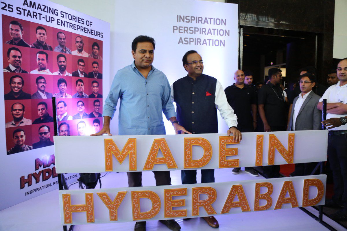 zaggleapp's tweet photo. Thanks to @KTRTRS who has been a great support for all the entrepreneurs in Hyderabad. Glad to have @SharmaShradha
@jayesh_ranjan at the event.Congrats to our founder @rajnphani &amp; team @zaggleapp
for making the event a big HIT!
#Zaggle #MadeInHyderabad #Entrepreneurs #BookLaunch https://t.co/yamHSSvoG1