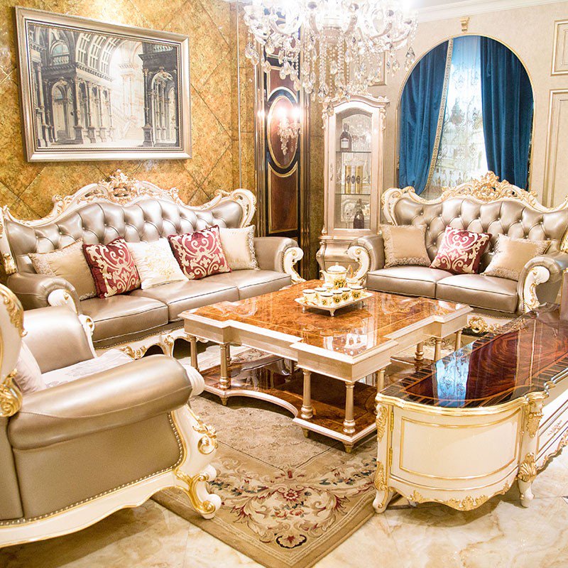 FoshanJamesBond's tweet image. Silver classic sofa set, do not have a flavor, plus a square special coffee table and white TV cabinet, instantly make your home more beautiful!
#classicalsofa
#antiquesofa
#classicsofaset
#traditionalsofastyles
jamesbond-furniture.com