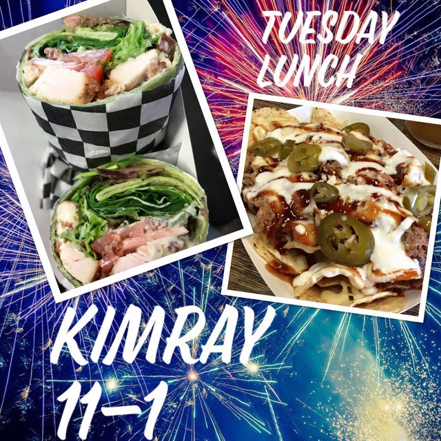 Catch us today <a href="/KimrayInc/">Kimray Inc</a> for lunch! #supportyourlocalfoodtrucks #foodtrucks #foodtrucklife #foodtruckin #foodtruck #lunch