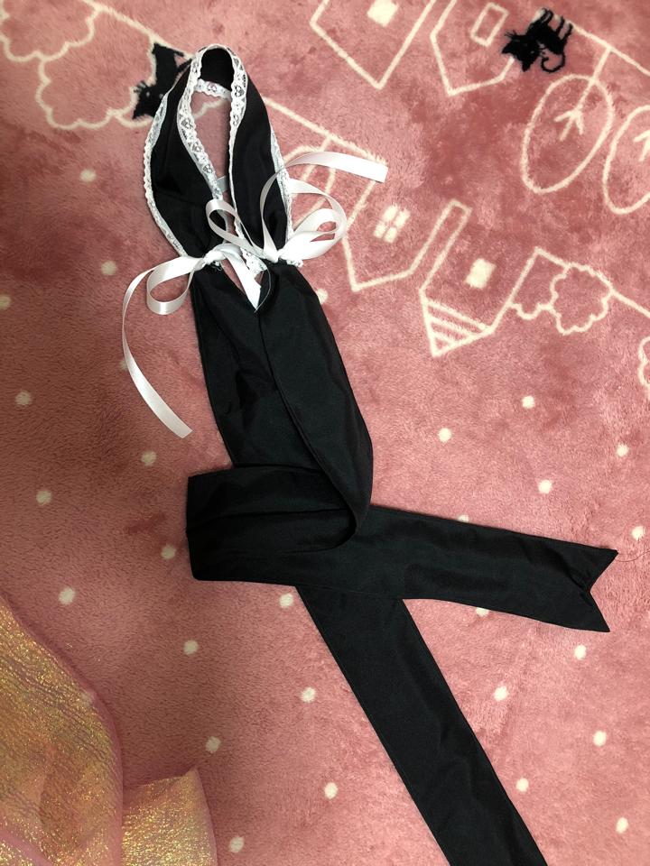 sorasoha's tweet photo. 笑うぐらい動けなくて爆笑してるwwww
明日足のとこ絞ってウエストとスカートの仕上げするぞ！
ヘッドドレスも出来てる���！

#そらいろ工房 https://t.co/fZ4GYoftr2