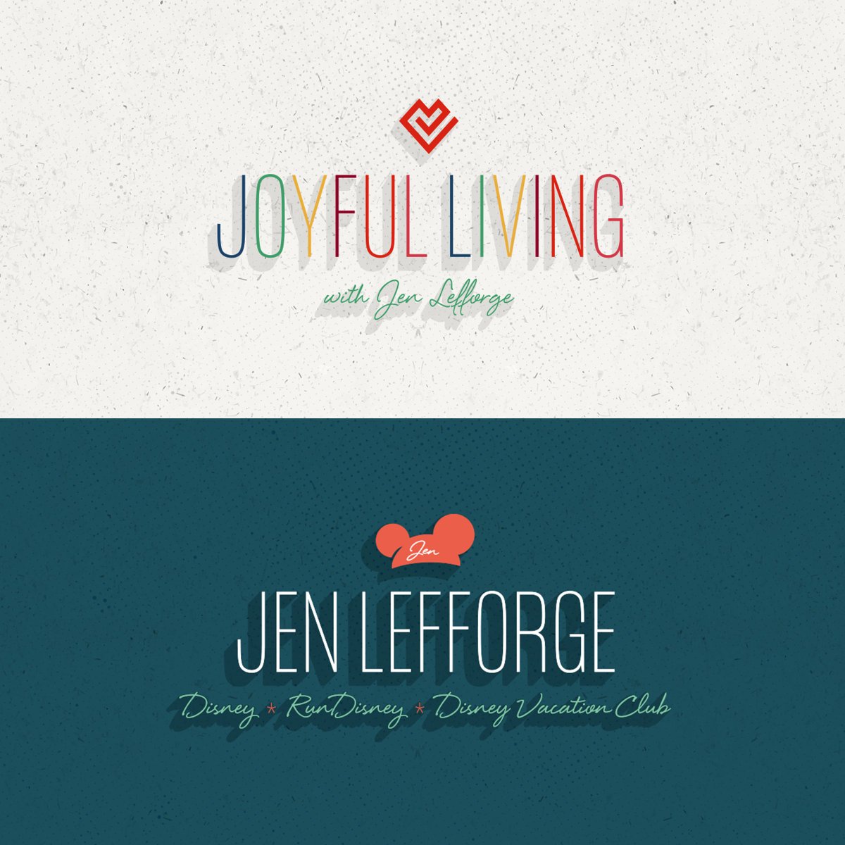 MyDesignBooth's tweet image. Brand design for the fabulous @jenlefforge. This whole look just makes me happy!! 😃