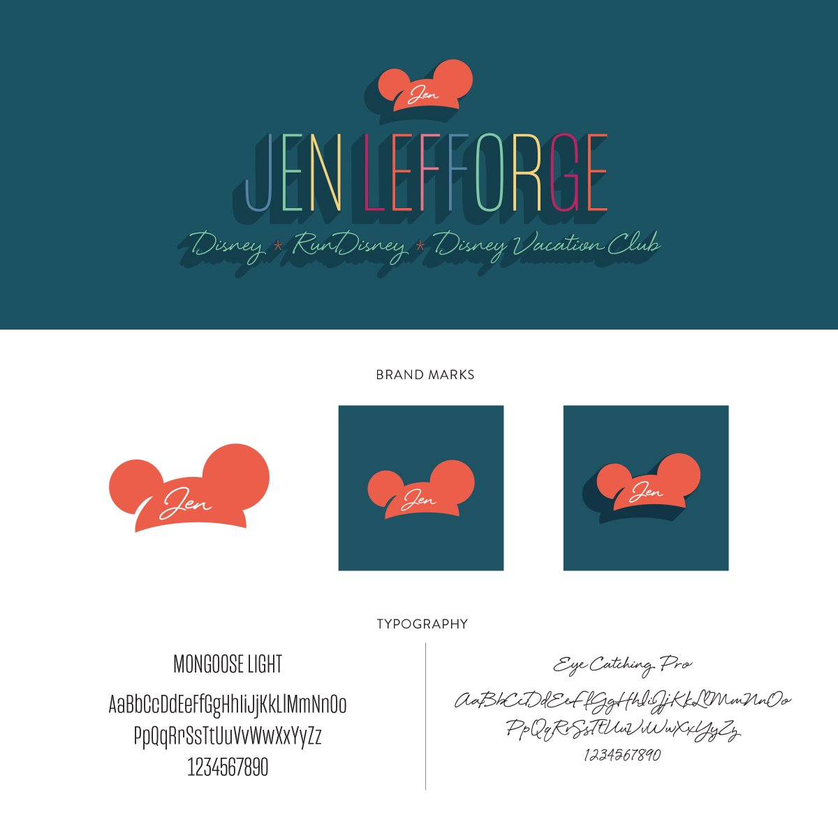MyDesignBooth's tweet image. Brand design for the fabulous @jenlefforge. This whole look just makes me happy!! 😃