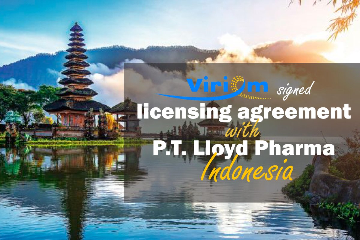 ViriomInc's tweet photo. Viriom signed licensing agreement with P.T. Lloyd Pharma to help combat HIV drug resistance problem in #Indonesia. #pharma #drug #resistance #strategy #HIV #AIDS #licensing https://t.co/O2F3lCmjQF https://t.co/2b8qvvztQp