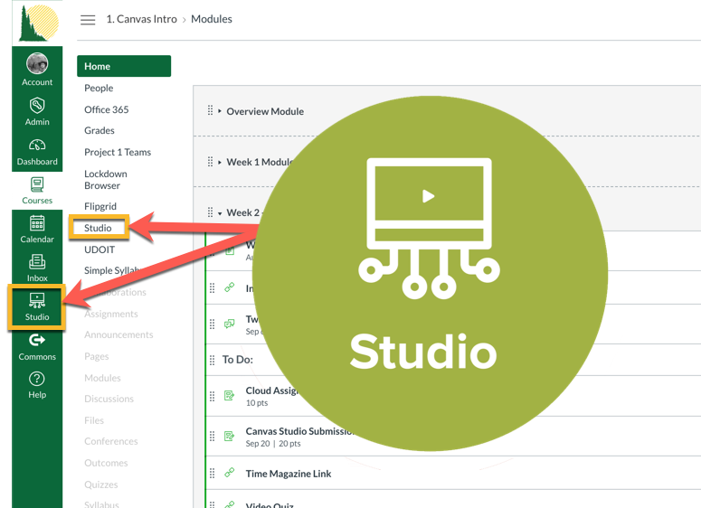 RealCoachWags's tweet image. 🔴 ARC Video is Now (officially) #CanvasStudio! 💻

The rebranding of ARC video in CanvasLMS is complete! You will now see Studio instead of ARC in Canvas. Check it out!
⬇️