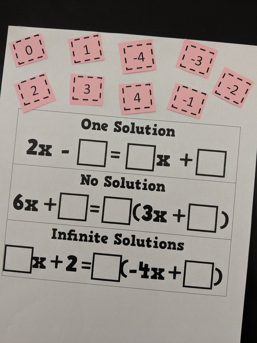 DaleyMathTweets's tweet image. Summer academy algebra students engaged in a great open middle task from @mathequalslove #mtbos #iteachmath #algchat