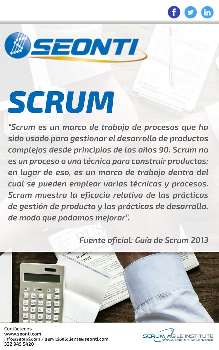 seonti's tweet photo. #Scrum Haciendo de la #calidad un lenguaje universal. #Tips https://t.co/7NqBDDVvfG 🤓💯✍️ https://t.co/pKs2halbaZ