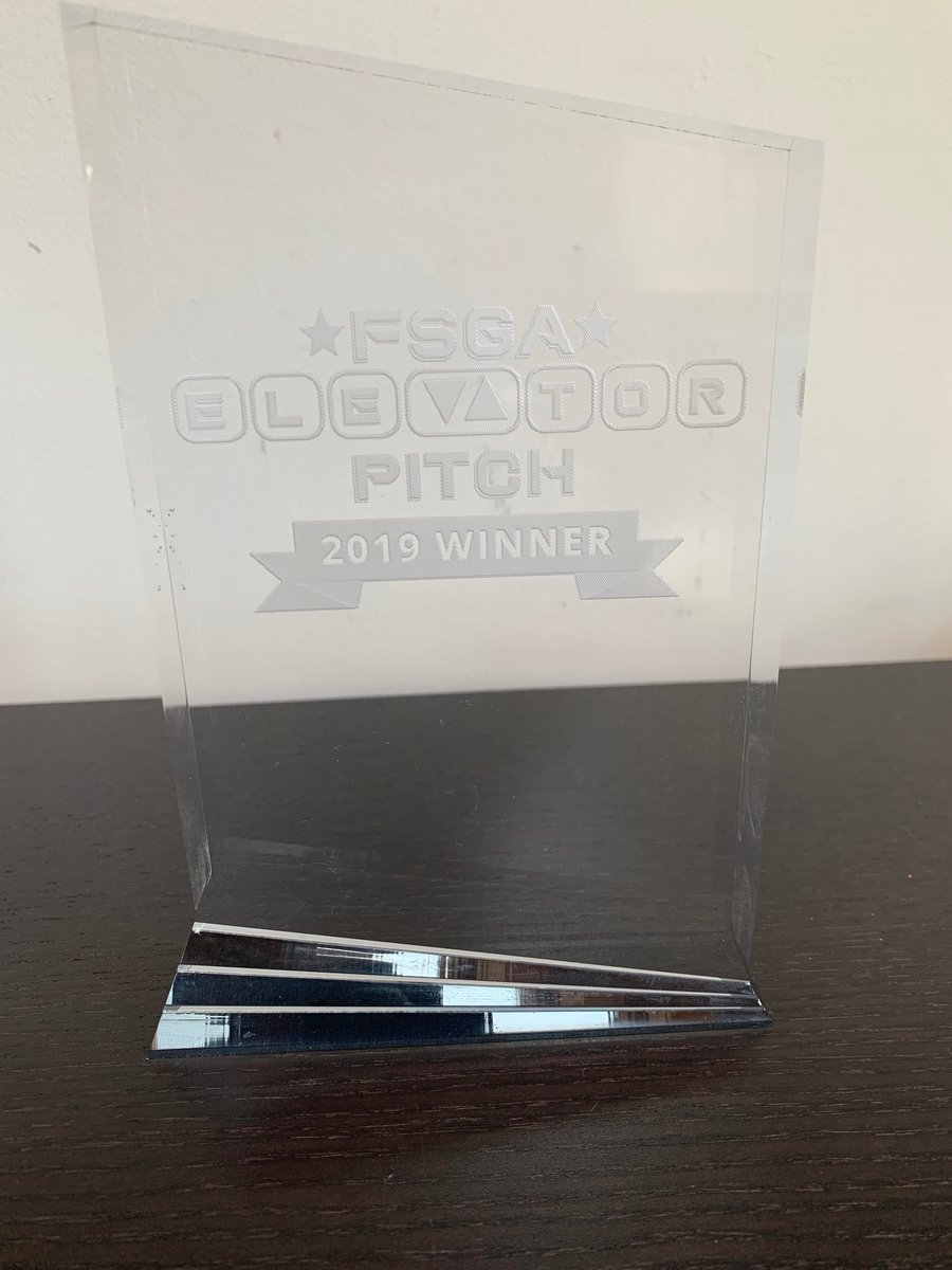 EV_Analytics's tweet photo. Wow! Huge thank you to @FSGAtweets, @VelaWoodLaw, &amp; everyone who voted for EV Analytics to win Best Elevator Pitch at this year's #FSGASummer19! https://t.co/BRagX2sDHo