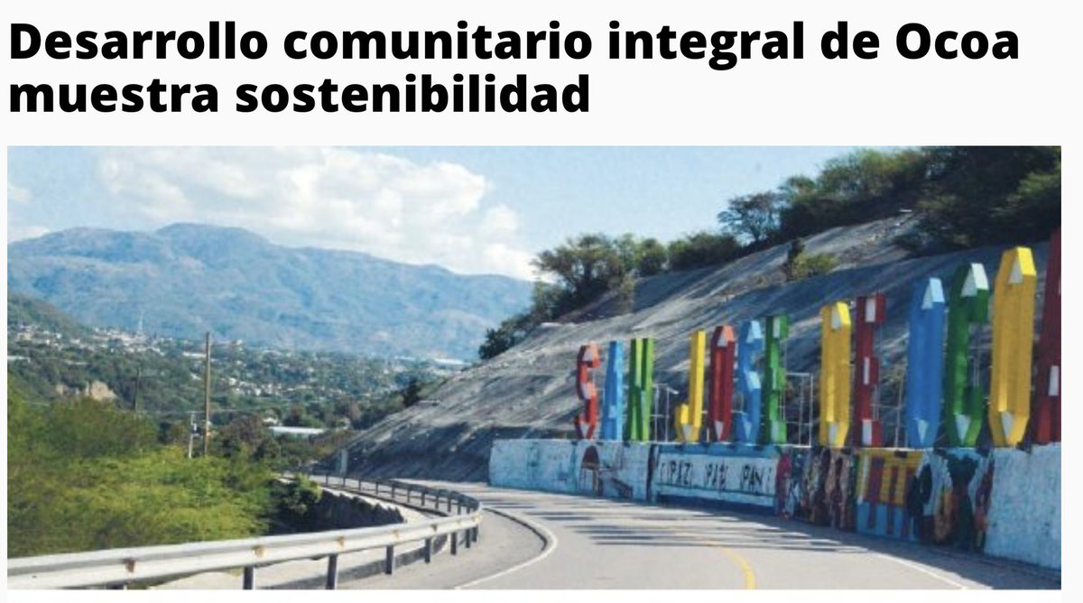 Lo que en el año 2007, durante el paso de la tormenta Noel, se convirtió en el peor derrumbe de ladera que haya afectado a una carretera y aislado a una comunidad, hoy, gracias a una efectiva solución geológica, geofísica, geotécnica, hidrológica e ingenieril, es símbolo de Ocoa.