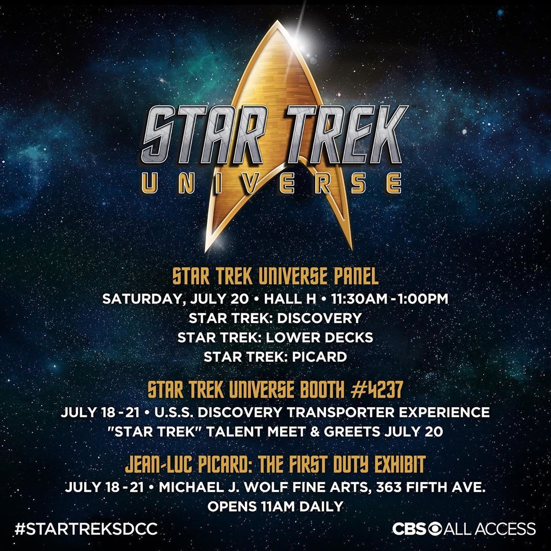 larrynemecek's tweet photo. Look how far weโve come: A *multi* approach in #SDCCโs storied Hall H to all the growing number of series โand stylesโin The New Golden Age of @StarTrek ! Reposting @startrekcbs:
#StarTrekUniverse
#StarTrek #StarTrekPicard #startrekdiscovery #StarTrekLowerDecks #startrekanimation https://t.co/d3bVtohklS
