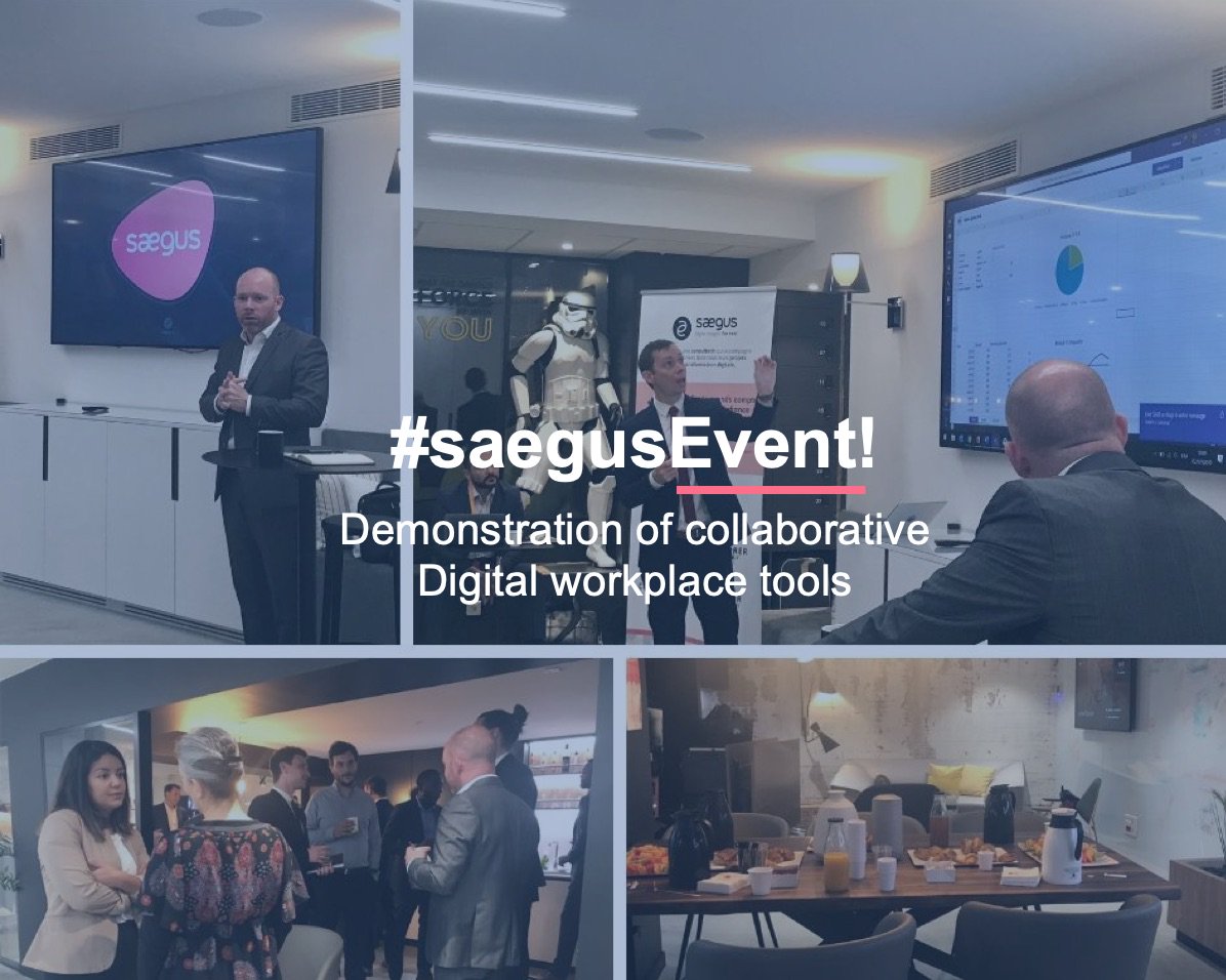 saegus_france's tweet photo. Now that our presentation is over, feel free to contact the @saegus_france team to find out the best solution for your usages and needs, with a personalized demo in our Lab. We're waiting for you! #workinghub #DigitalWorkplace https://t.co/a93kYam708