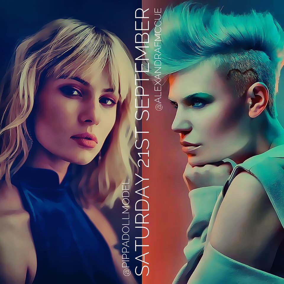 TheCreativityHu's tweet image. Saturday 21st September.

@Pippadollmodel &amp;amp; @alexandrafmccue.

THE posing machine &amp;amp; THE woman of the moment!

#FollowTheHub #YearTwo