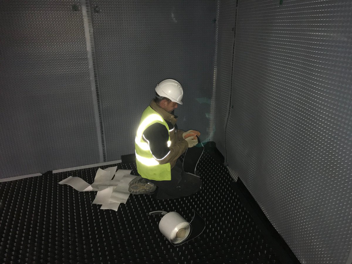 structuralws's tweet image. A nice waterproofing installation completed to the Graven Hill self build site in Bicester!