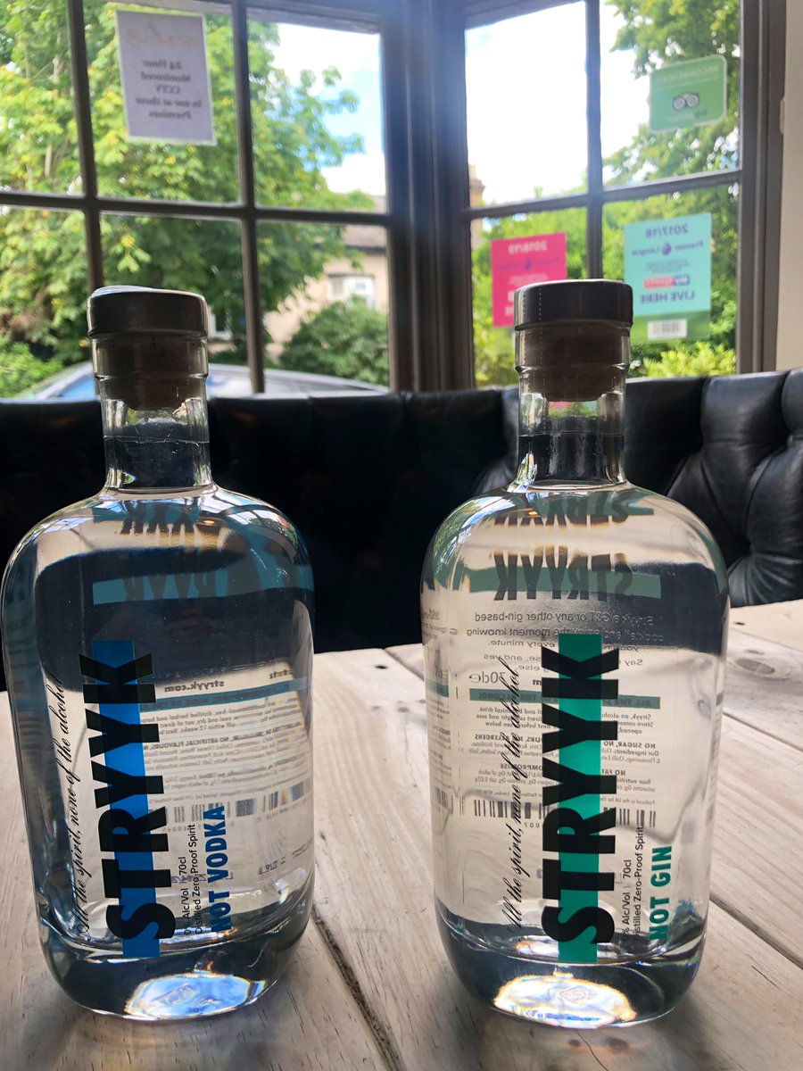 EssexPR's tweet photo. Giving these a go @StryykD
@TheThreeColts pub
ALCOHOL FREE SPIRITS
#NotGin #NotVodka https://t.co/NBIySqomph