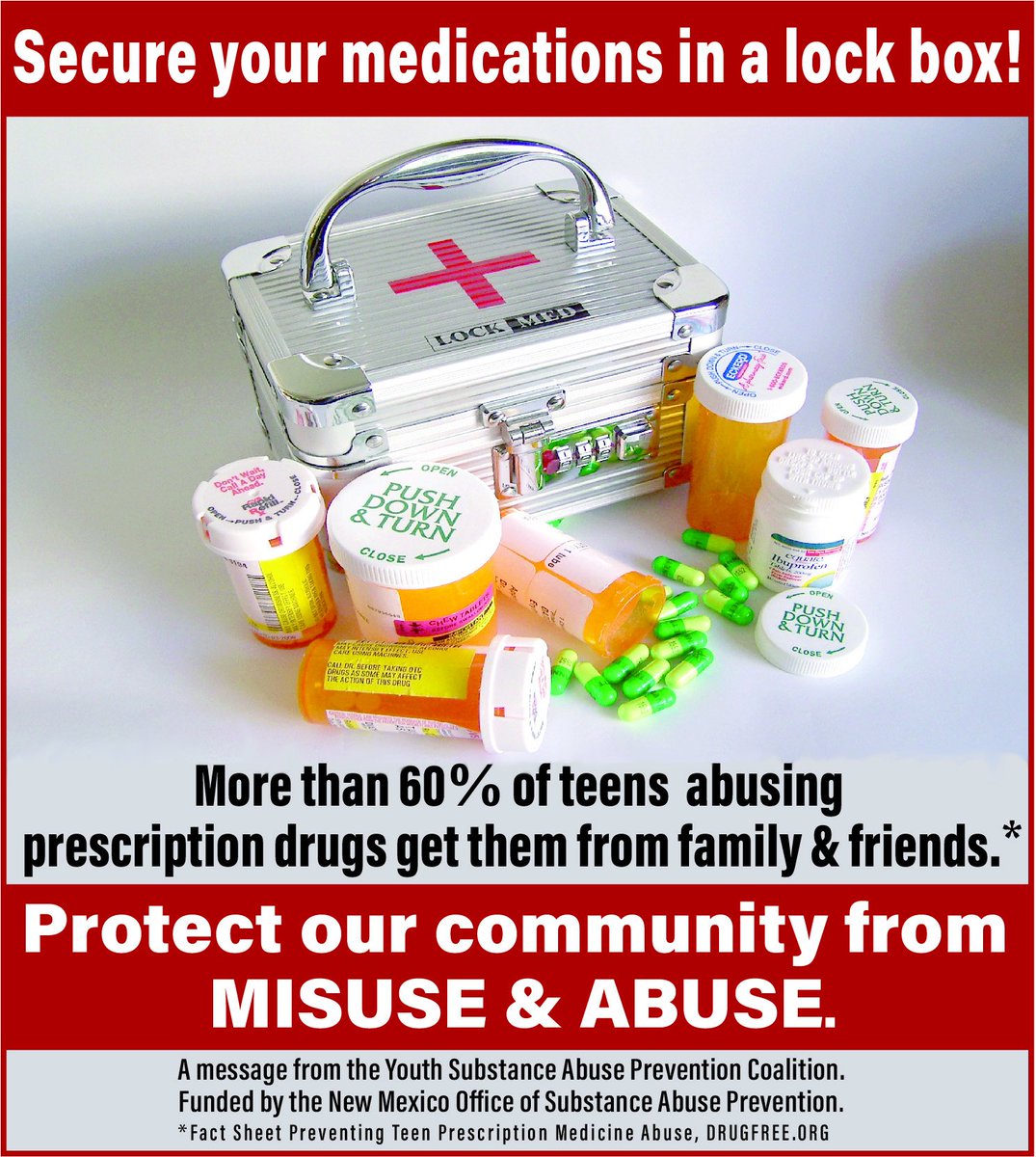PCICoalition1's tweet photo. 11.4% of youth aged 12-20 used prescription drugs nonmedically the past year, about 1 in 9 youth. 2/3 of teens who misused pain relievers the past year say that they got them from family and friends, including their home’s medicine cabinets. #Safeguarding #meds reduces #EasyAcess https://t.co/Q7FZinUOZI