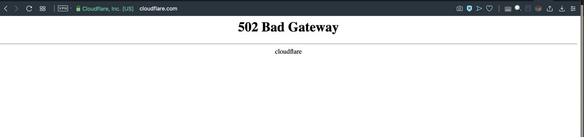 multitel's tweet photo. @cloudflare , are you down? https://t.co/CFS0ggAbZb