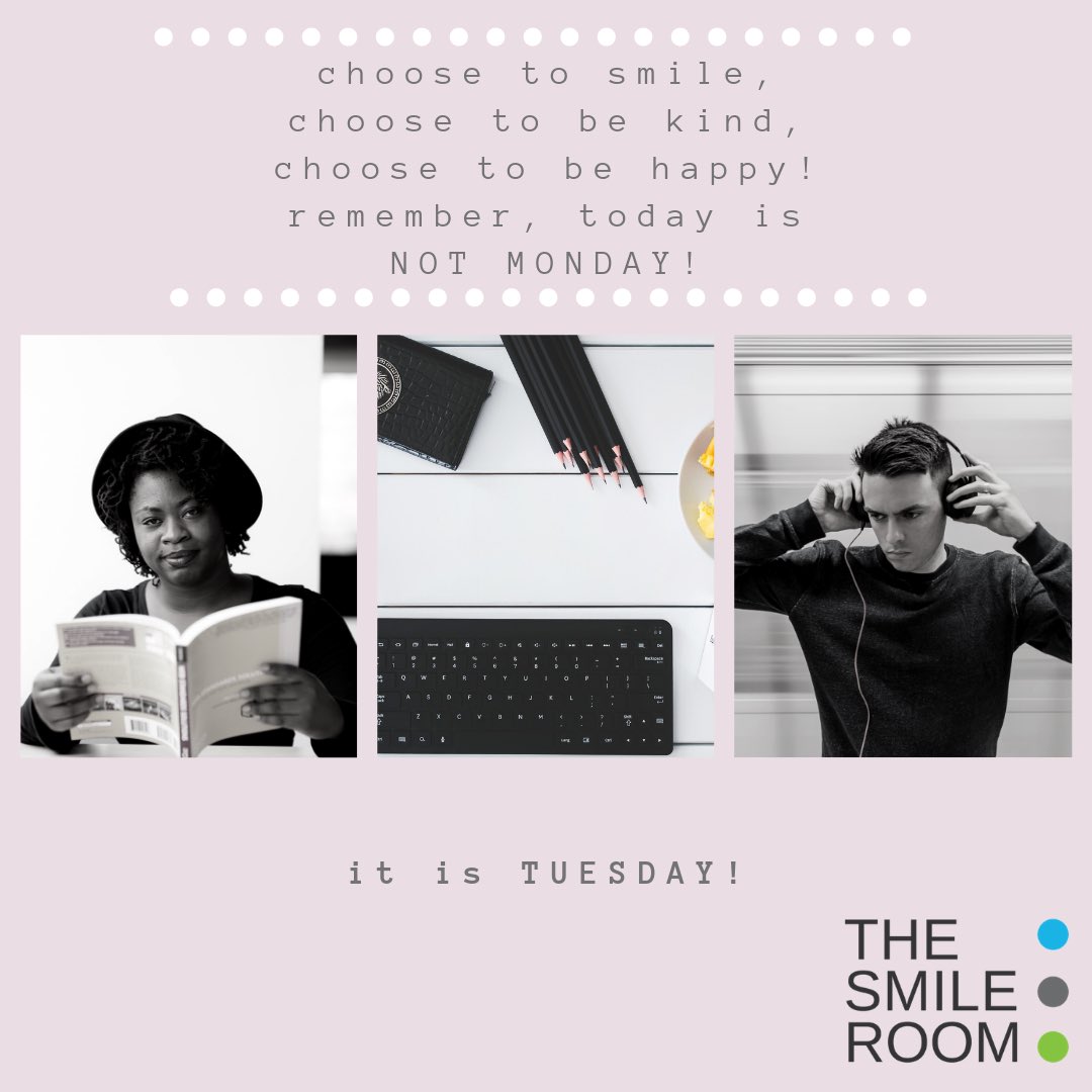 TheSmileRoom3's tweet photo. When your Tuesday takes on the Monday feels!
#thesmileroom #soyoucansmile #smileitstuesday #longweekendproblems #smile #shortweek #happy #yougotthis https://t.co/Y1zMJ5FZWy