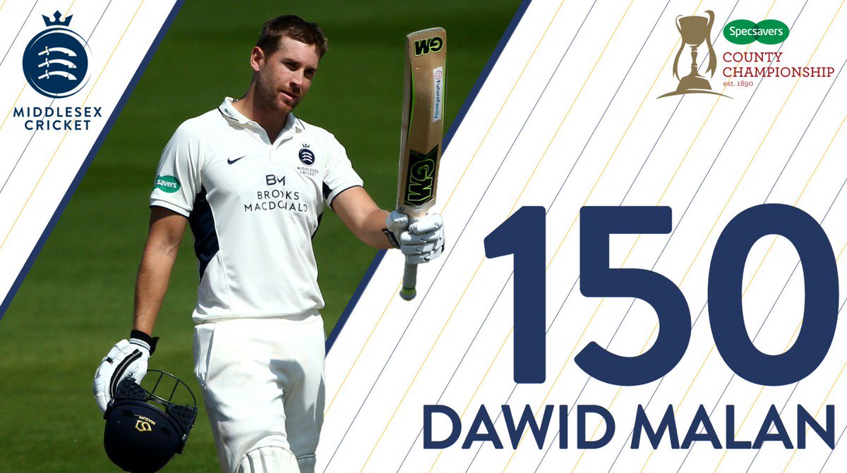 Middlesex_CCC's tweet photo. 150 UP FOR MALAN!! 🏏🏏

@dmalan29 moves to a brilliant 150* from 302 balls with 17x4s.

#TeamMiddlesex 367-6.

#battedSkip 👏👏👏

#MiddlesexMatchUpdates 🏏🏏 https://t.co/o2RGxiF8cS
