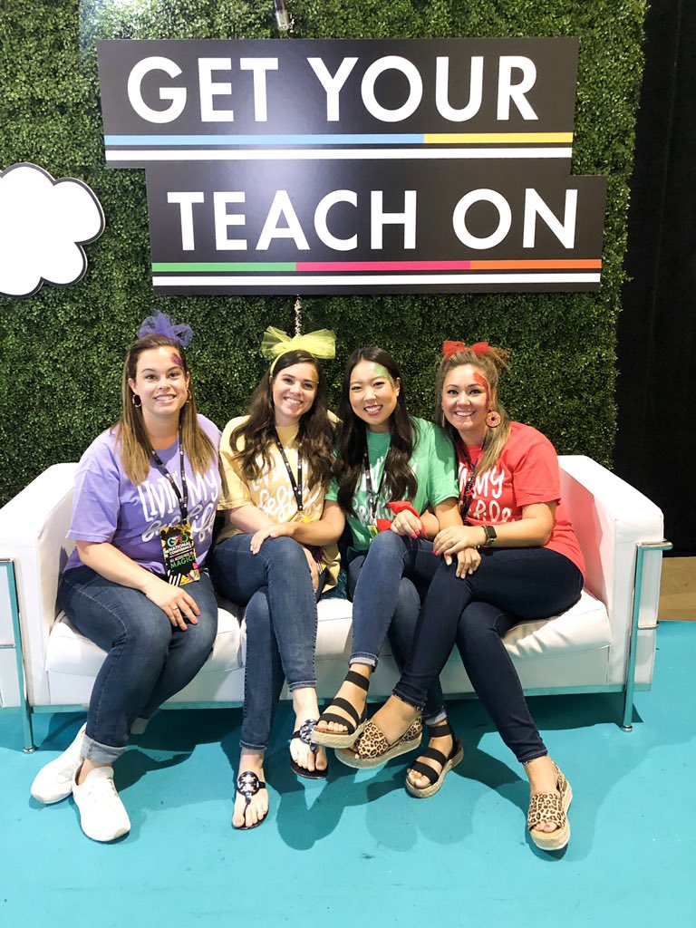 MsLeein4th's tweet photo. Welcome to our HOUSE!! Representing houses even at GYTO @RogersFrisco #ourFISDstory #FISDLearns #getyourteachon https://t.co/sJkB2jFCiV