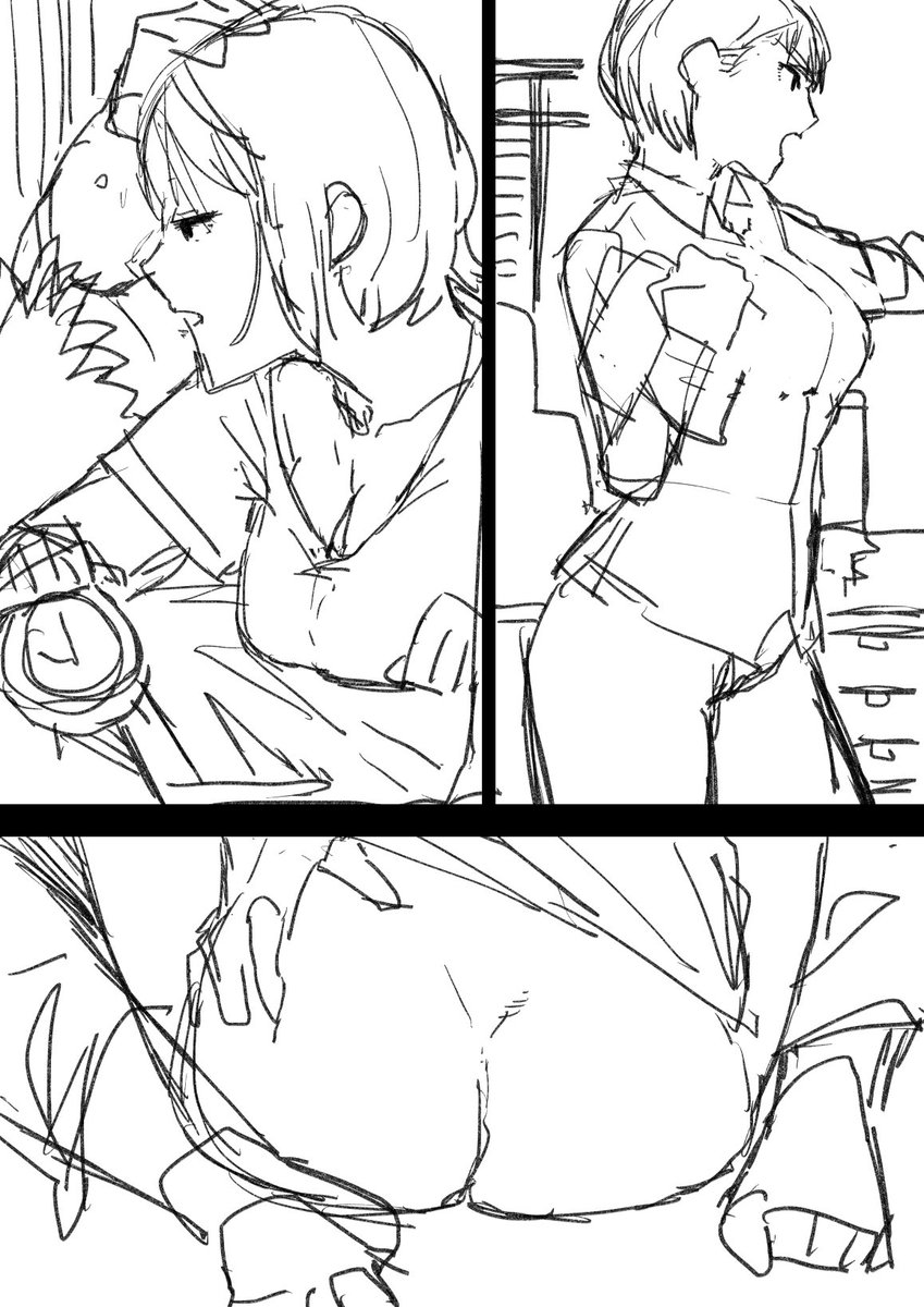 休日はだらしないお姉さんを描くよ 