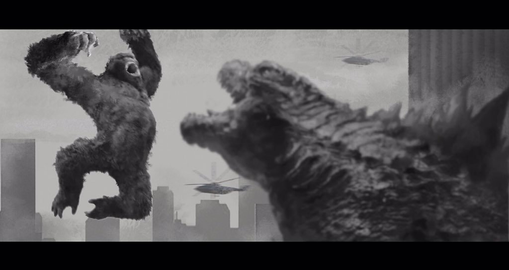 AlexValdez1992's tweet photo. #GodzillavsKong
Art by Fang Pu at ArtStation 
https://t.co/cKDvtWSJUB
 #ゴジラ #Godzilla2014 #Godzilla2 #GodzillaKingOfTheMonsters #GodzillaMovie #KongSkullisland #KingKong #Kong #monsterverse #GodzillavsKingKong #LegendaryPicture #LegendaryGodzilla #LegendaryKong https://t.co/EsYbaAoQxE