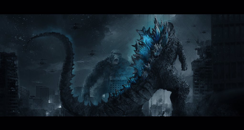 AlexValdez1992's tweet photo. #GodzillavsKong
Art by Fang Pu at ArtStation 
https://t.co/cKDvtWSJUB
 #ゴジラ #Godzilla2014 #Godzilla2 #GodzillaKingOfTheMonsters #GodzillaMovie #KongSkullisland #KingKong #Kong #monsterverse #GodzillavsKingKong #LegendaryPicture #LegendaryGodzilla #LegendaryKong https://t.co/EsYbaAoQxE