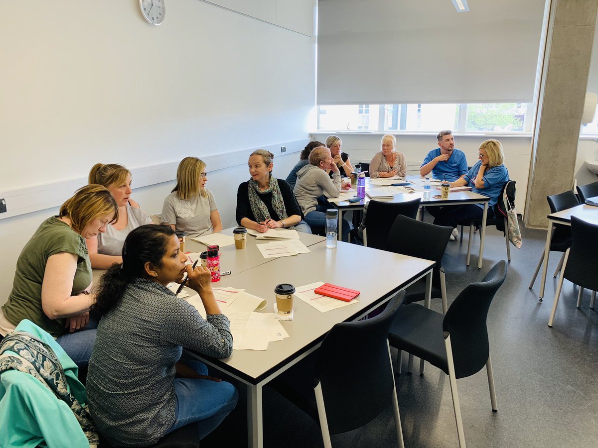 laura78reid's tweet photo. @NHSGrampian Band 6 Development Programme cohort 5 on day 1 of their educational programme Engaging discussion and ideas #weareeducation #developingourstaff @NHSG_PEFs @jenhax27 https://t.co/mrtcFIB8rr
