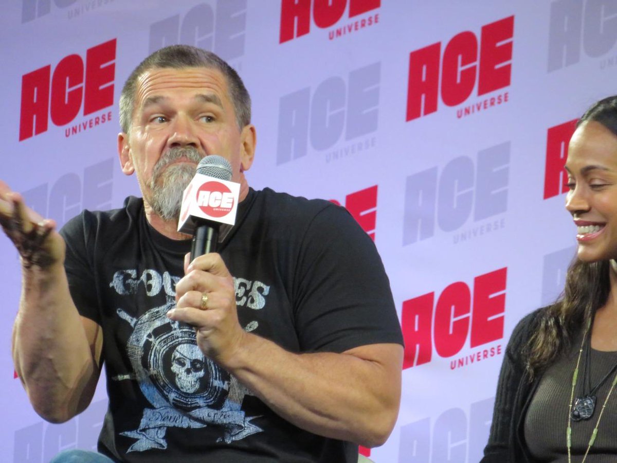 alongauloveme's tweet photo. Josh Brolin un meme vivente all #ACEComiCon ๐
#Thanos https://t.co/LYsHASJ2nV