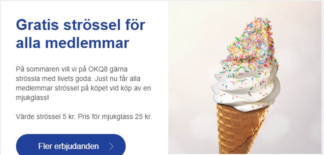 marcusanderss's tweet photo. Bli medlem i OKQ8 för fler otroliga erbjudanden https://t.co/VWU8pFY9ZG