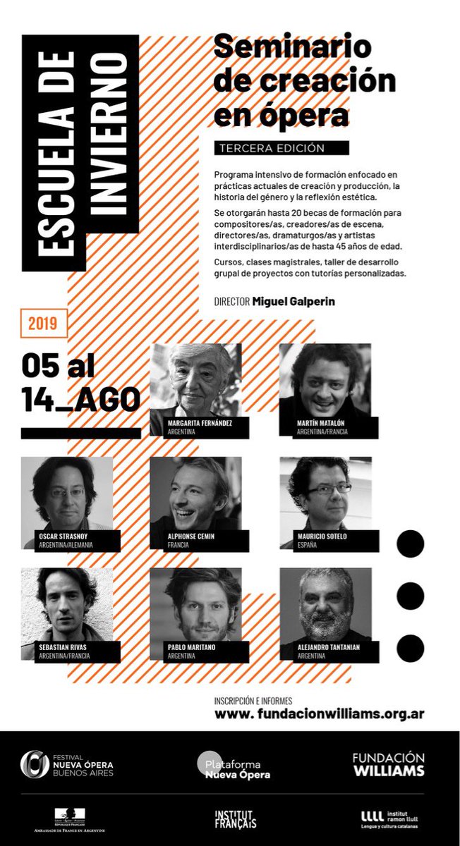 miguel_galperin's tweet photo. Abierta la inscripción para las becas de formación y tutoría de creación. “Escuela de Invierno” @FNOBAOK @NUEVA.OPERA https://t.co/IeWPpvng7F