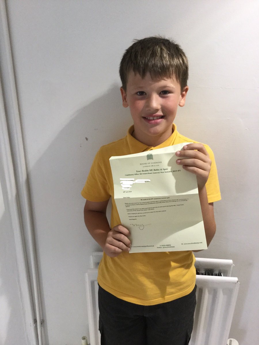 y4_windmill_ce's tweet photo. F received something very exciting in the post from the House of Commons! @TracyBrabin thanks for your letter. Can’t wait to see you there! https://t.co/vukTj4dwl7